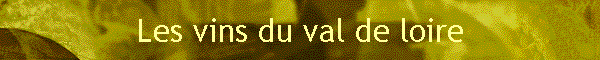 Les vins du val de loire